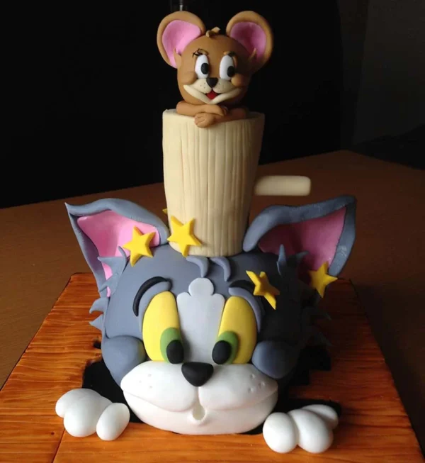 Tom and Jerry Cake by Spiffydrip