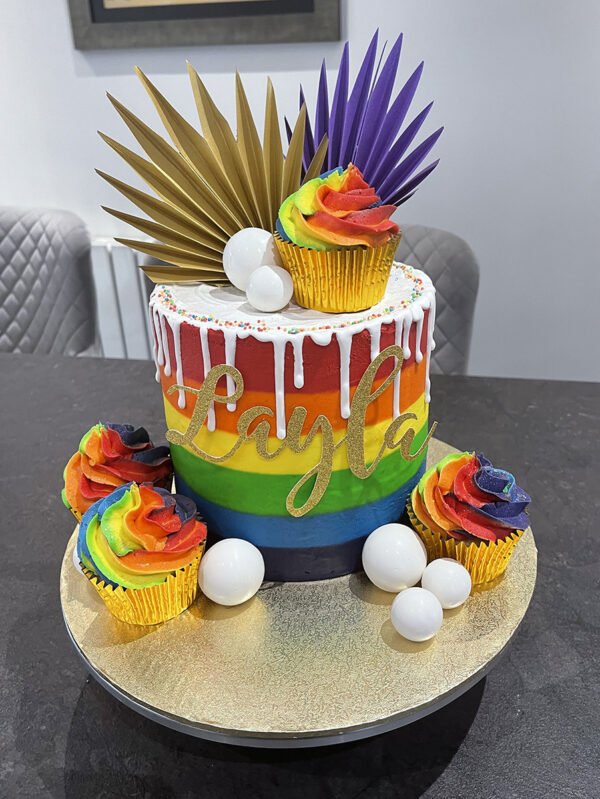Layla Fabulous Rainbows Occasion Cake Spiffydrip