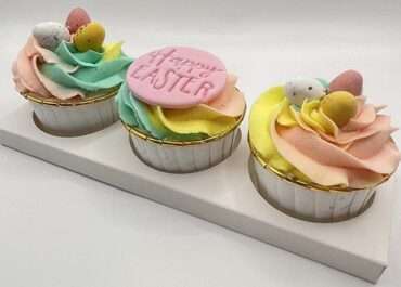 Mini Egg Easter Cupcake Trio